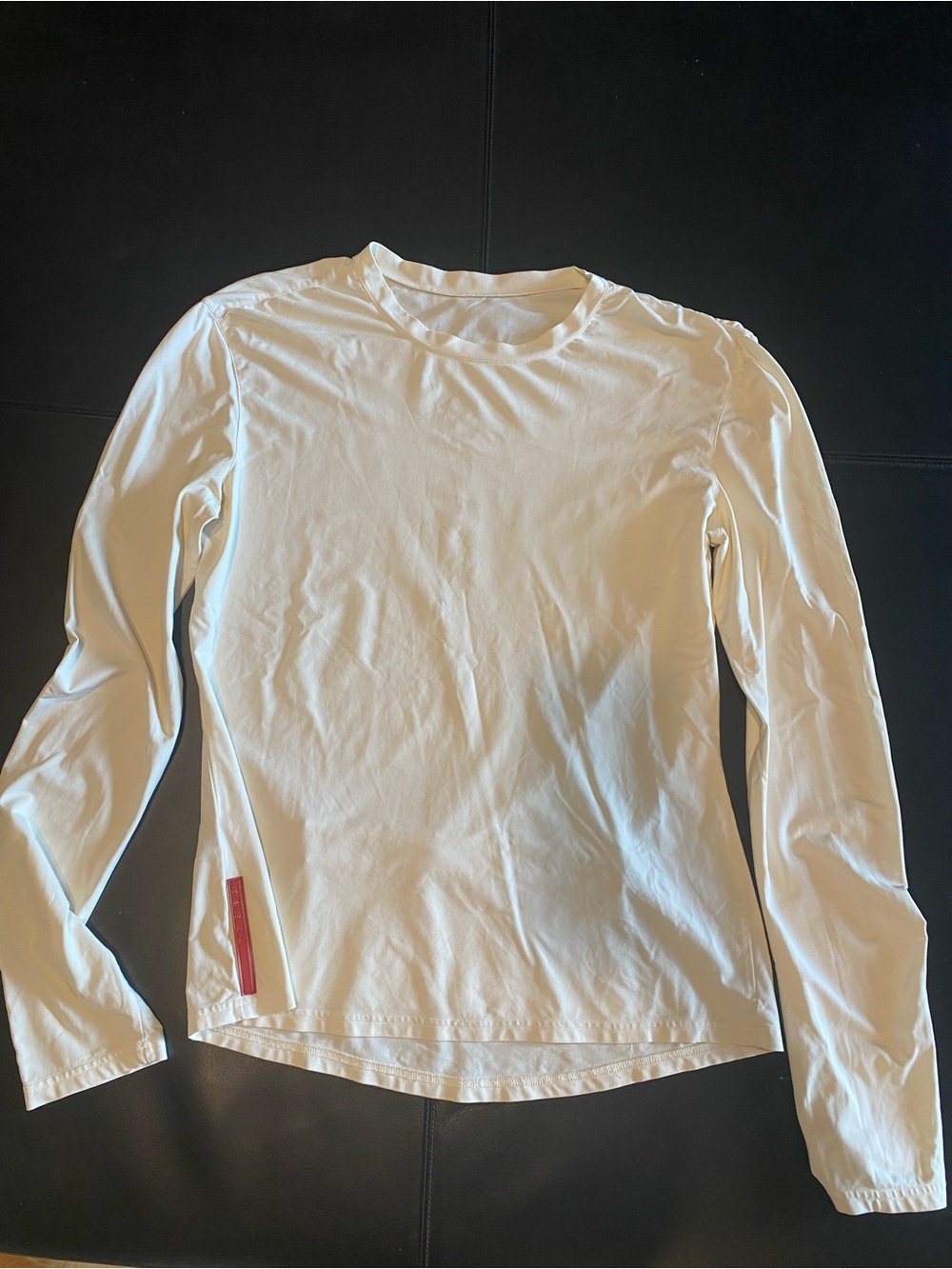 PRADA Linea Rossa early 2k’s long sleeve workout top, women’s Large, vintage!